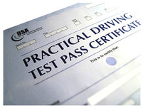 DVSA Driving Test Pass Certificate